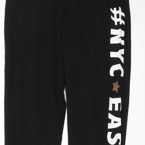 Young Dimension Girls Black   Carrot Trousers Size 14-15 Years - leggings