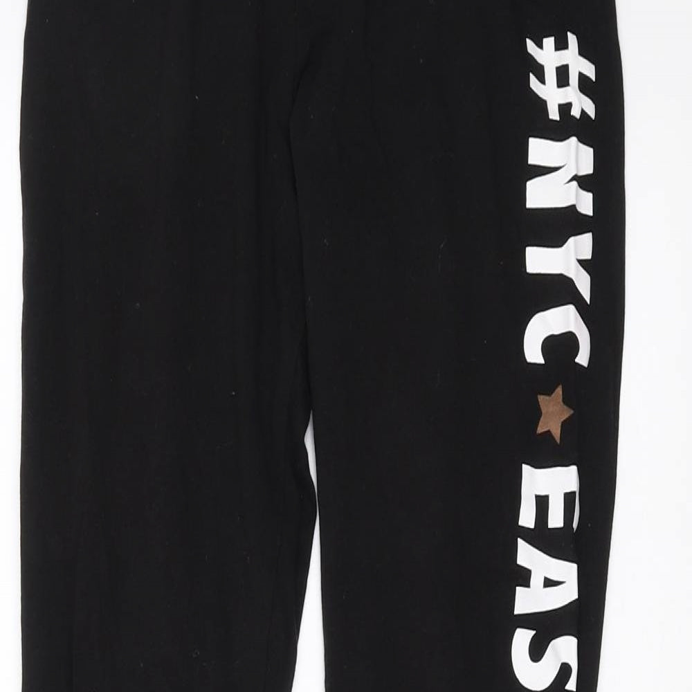 Young Dimension Girls Black   Carrot Trousers Size 14-15 Years - leggings