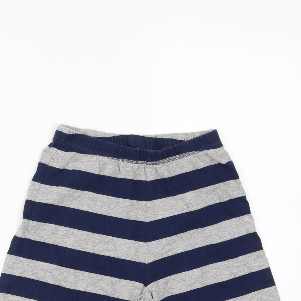 George Boys Blue Striped   Sleep Shorts Size 6-7 Years