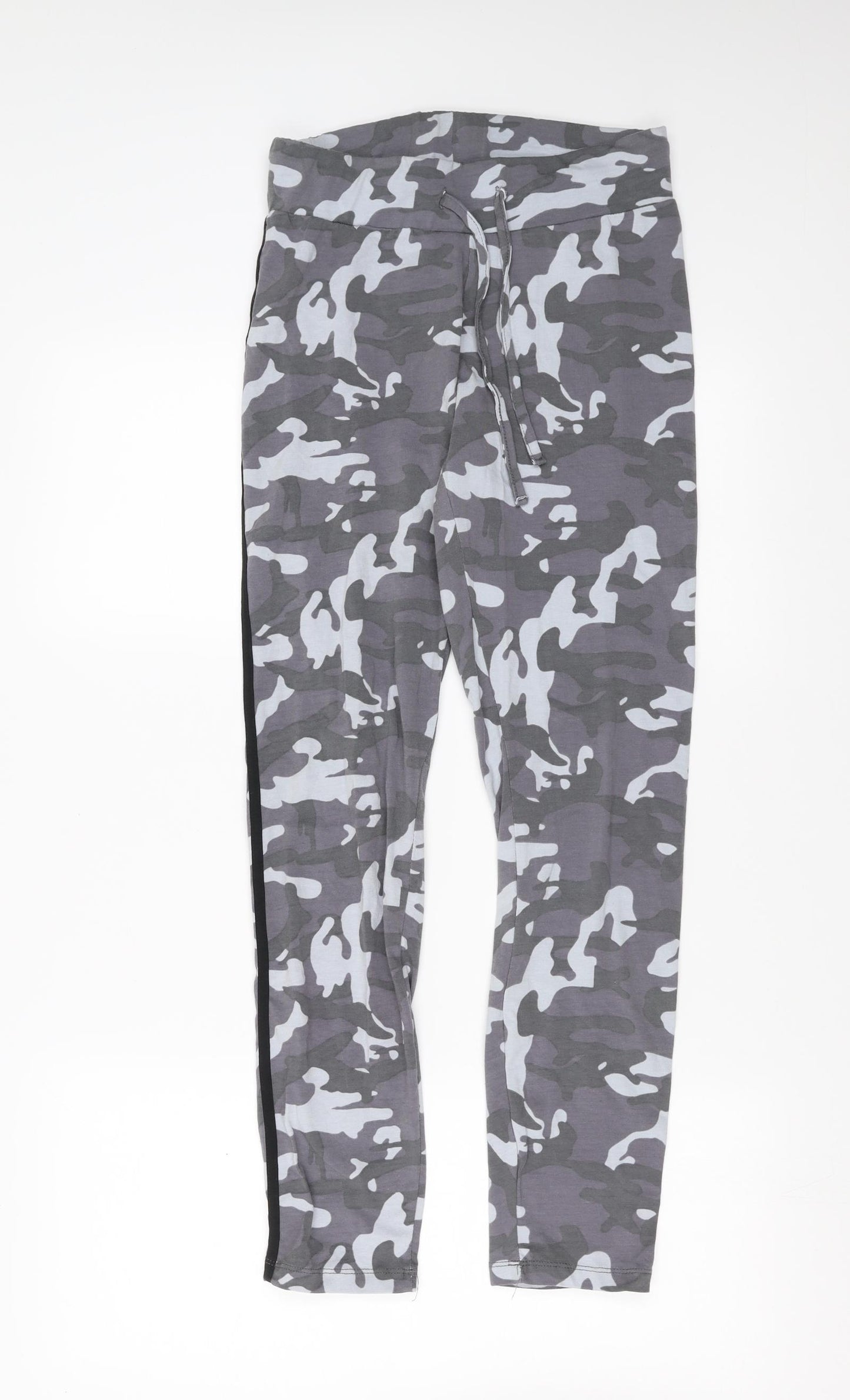 Primark Womens Grey Camouflage  Jogger Trousers Size S L28 in