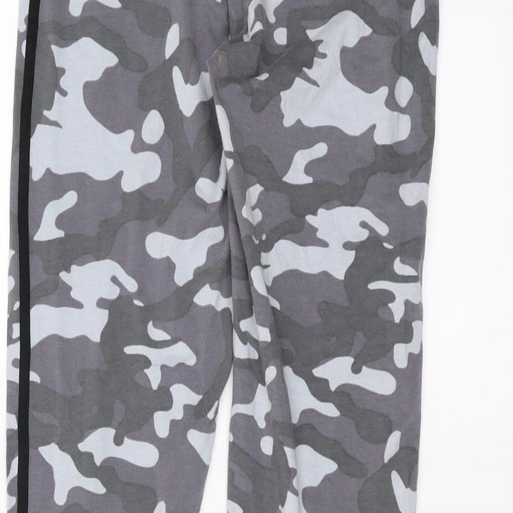 Primark Womens Grey Camouflage  Jogger Trousers Size S L28 in