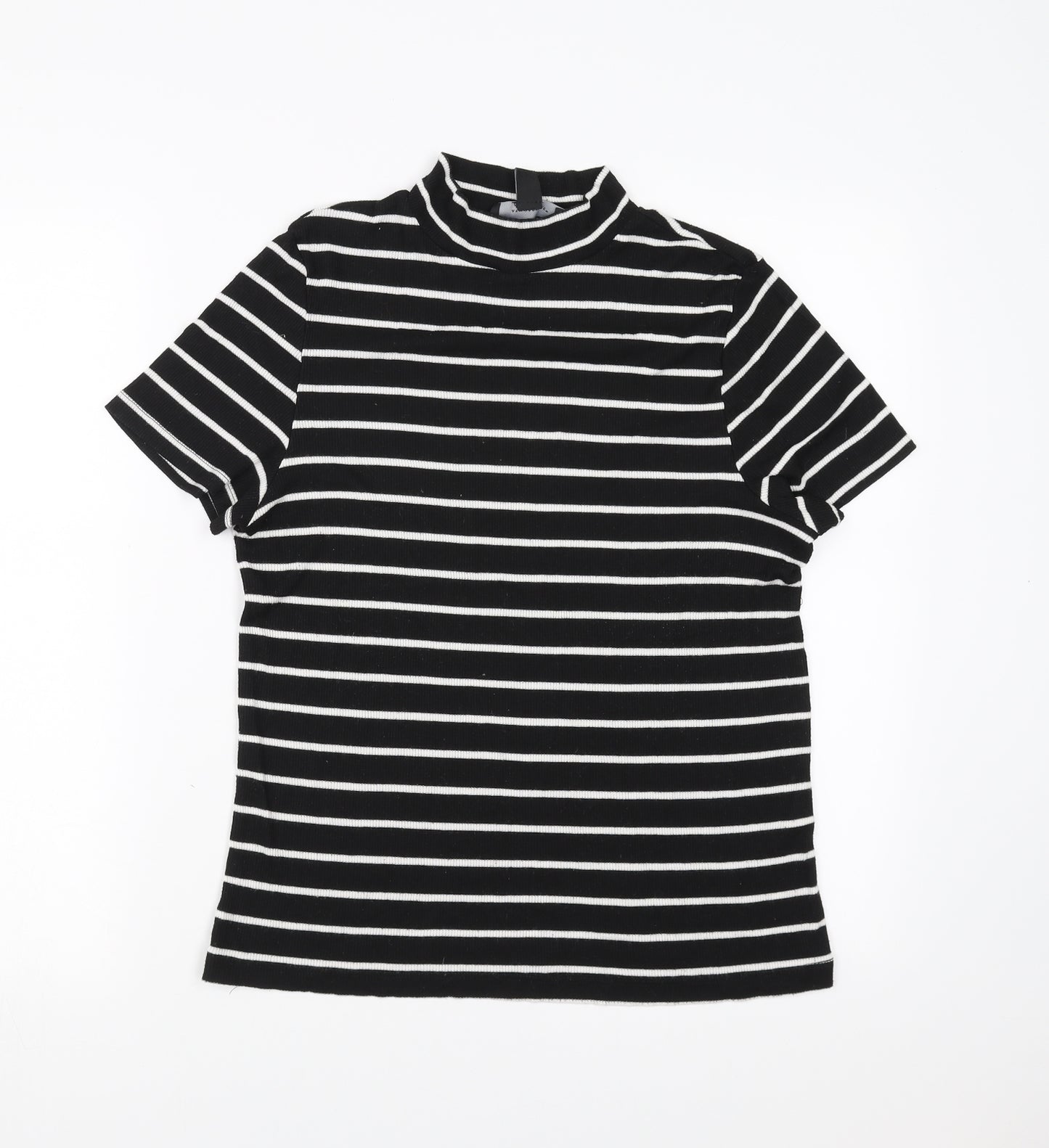 Primark Womens Black Striped  Pullover Jumper Size 20