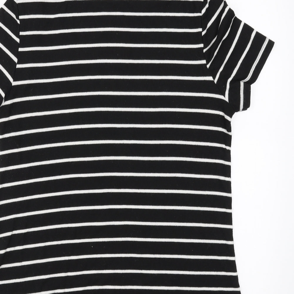 Primark Womens Black Striped  Pullover Jumper Size 20