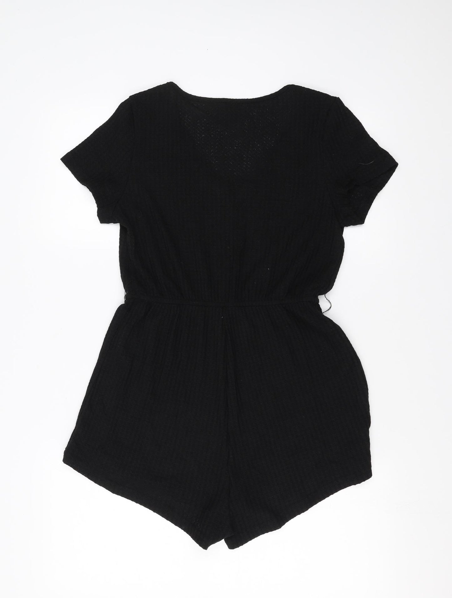 SheIn Womens Black   Playsuit One-Piece Size M