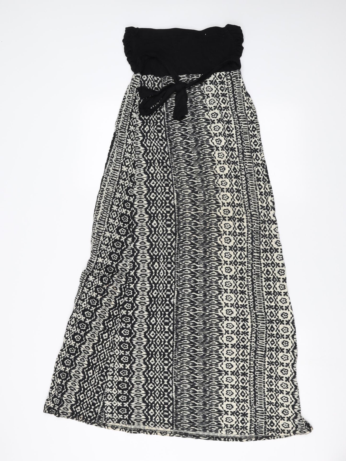 New Look Womens Black Geometric  Maxi  Size 8