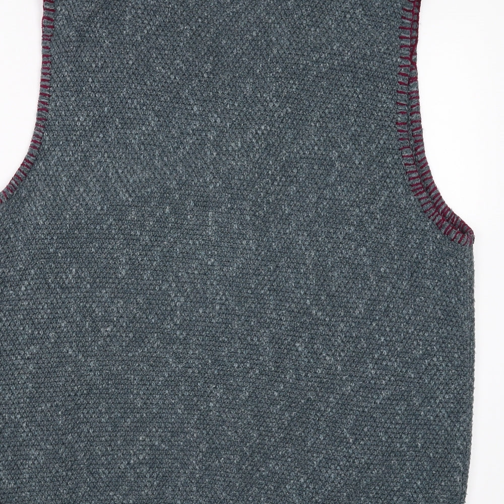Marks and Spencer Mens Grey   Cardigan Jumper Size M