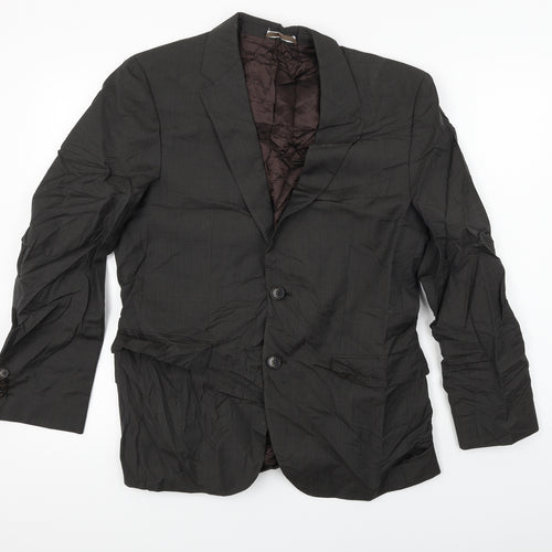 Super 100's  Womens Black   Jacket Blazer Size 38