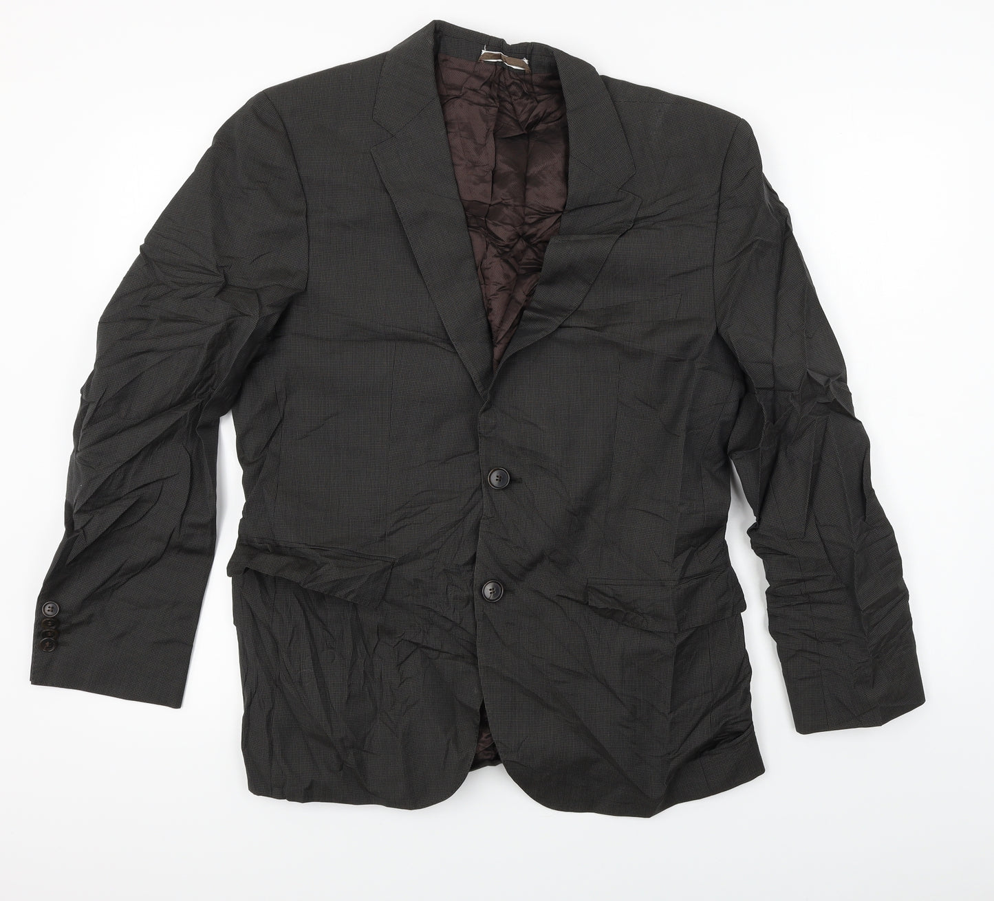 Super 100's  Womens Black   Jacket Blazer Size 38