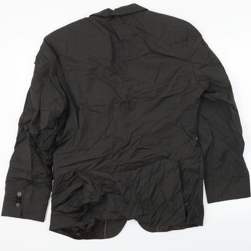 Super 100's  Womens Black   Jacket Blazer Size 38