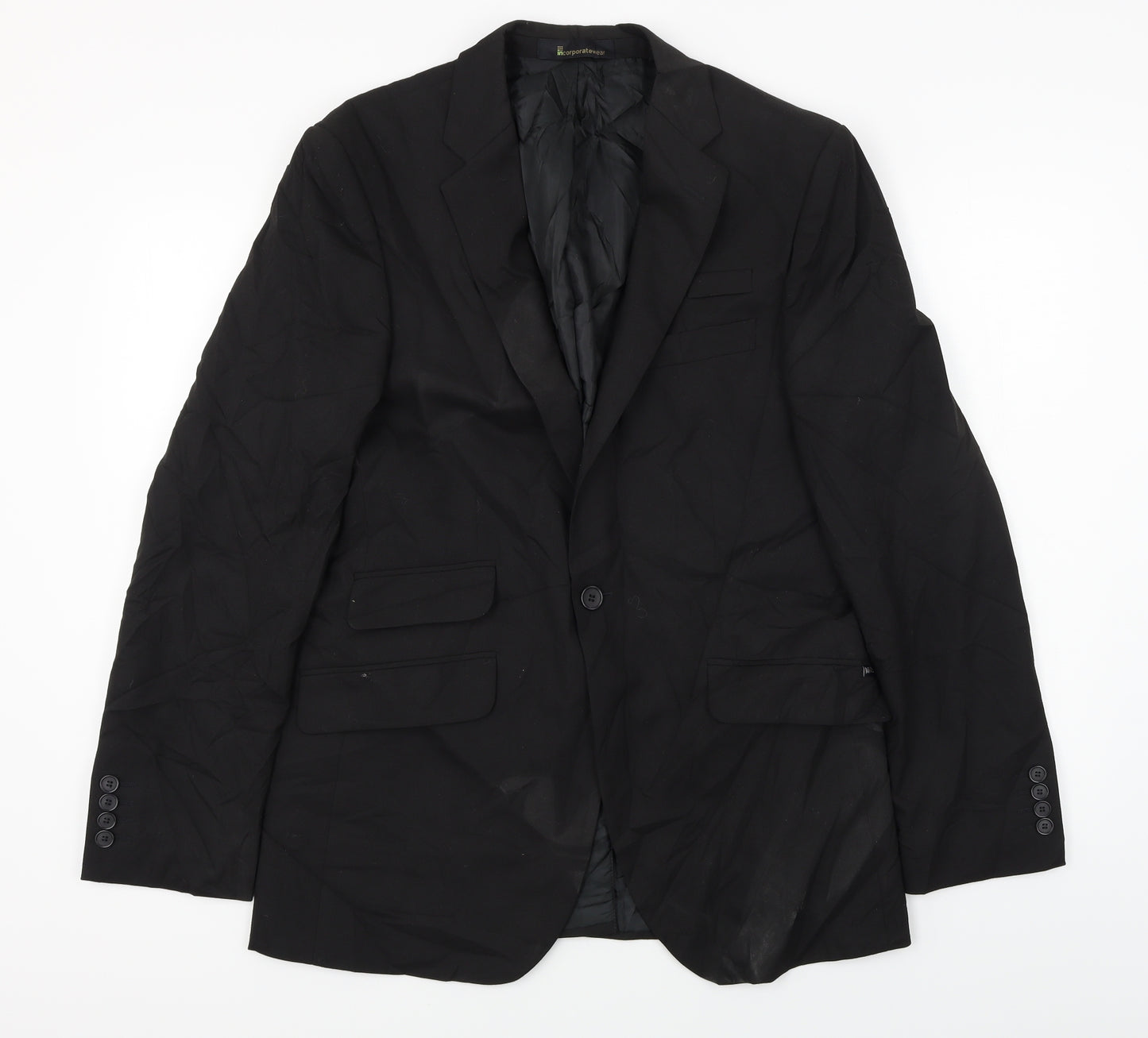 incorporatewear  Mens Black   Jacket Blazer Size 38