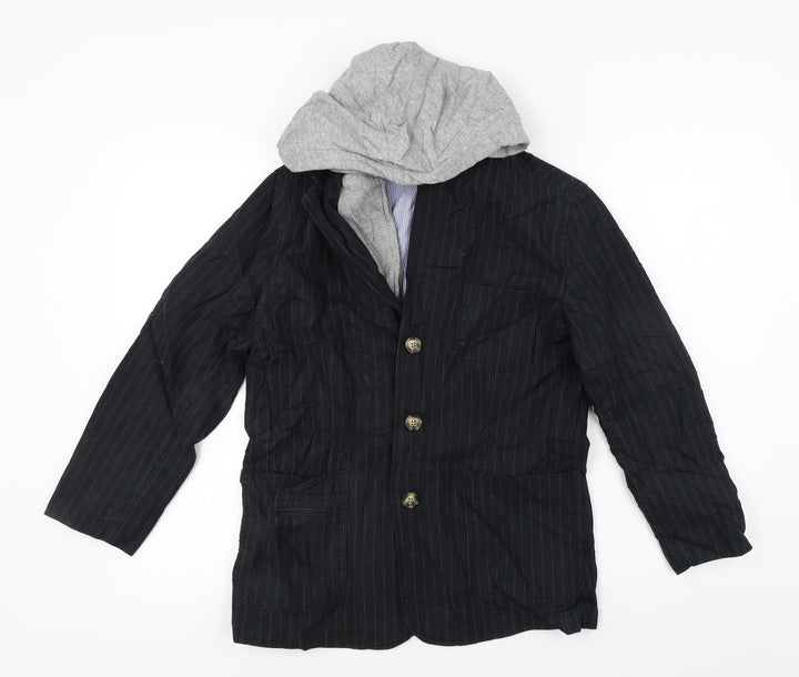 Gap Boys Blue Striped Jacket Blazer Size L