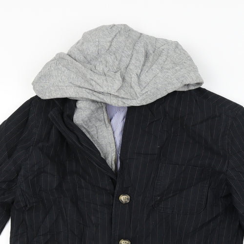 Gap  Boys Blue Striped  Jacket Blazer Size L