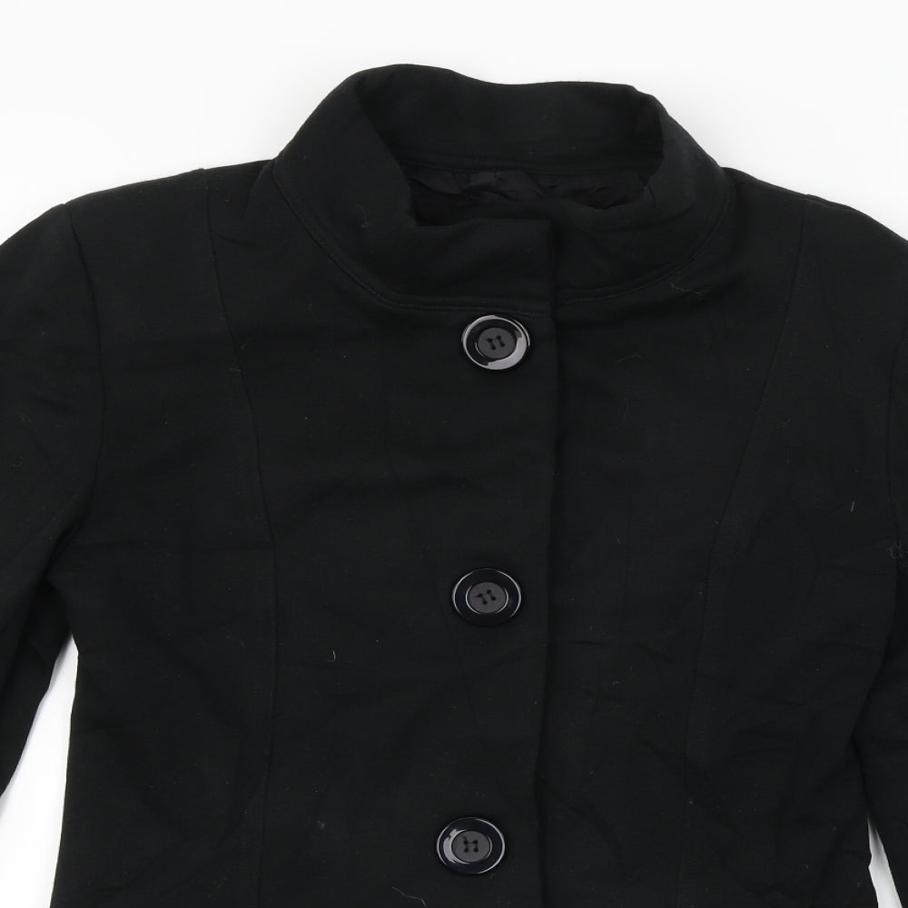 Mng   Womens Black   Jacket Coat Size M