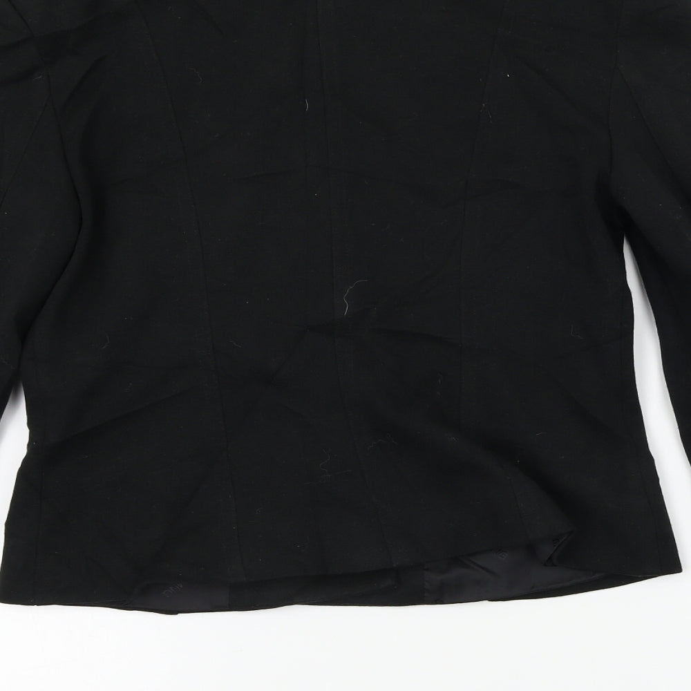 Mng   Womens Black   Jacket Coat Size M