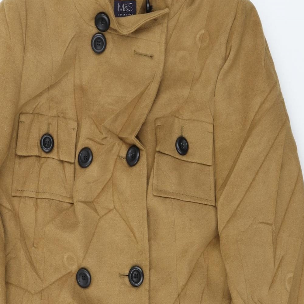 Marks and Spencer  Womens Brown   Jacket Coat Size 14