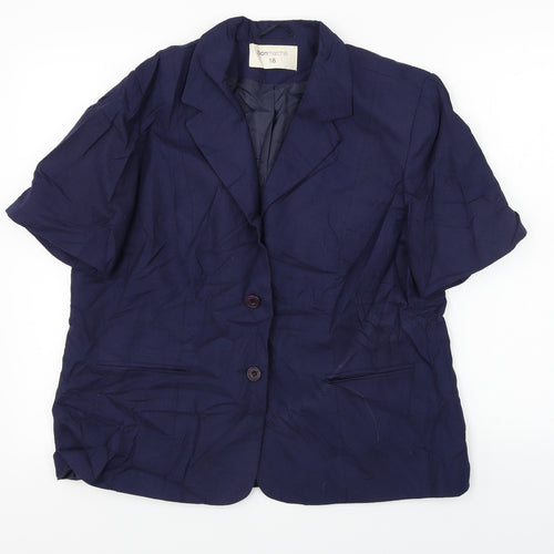 Bonmarché  Womens Blue   Jacket Blazer Size 18