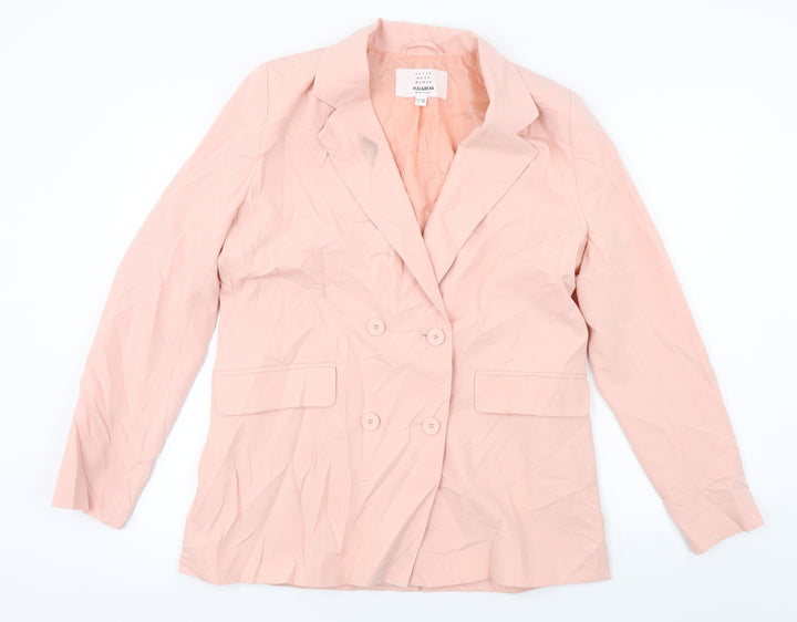 Pull&Bear  Womens Pink   Jacket Blazer Size 30