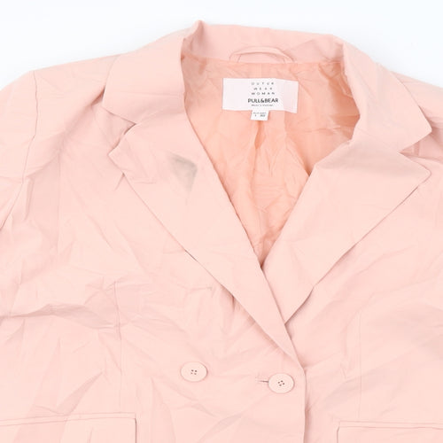 Pull&Bear  Womens Pink   Jacket Blazer Size 30