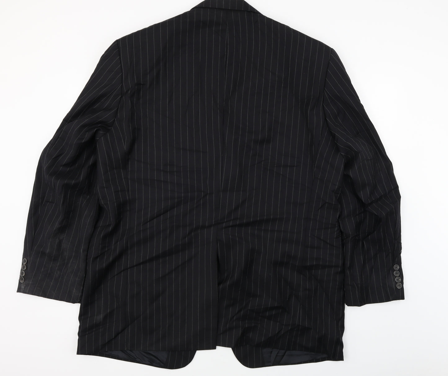 Macys  Mens Black Striped  Jacket Blazer Size M