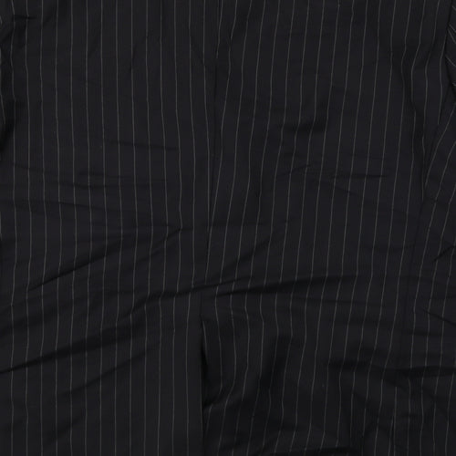 Macys  Mens Black Striped  Jacket Blazer Size M