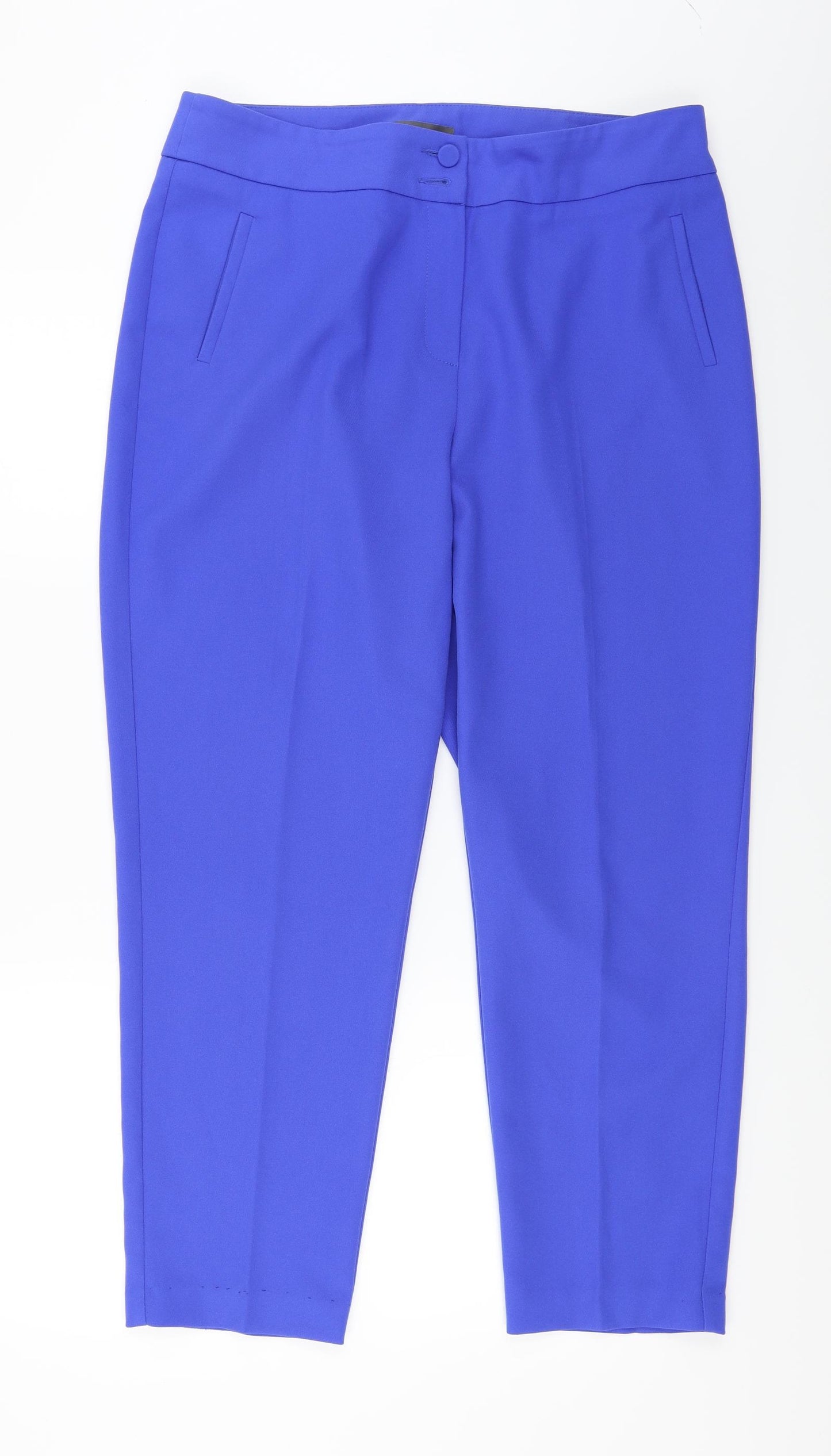 Primark  Womens Blue   Trousers  Size 16 L25 in