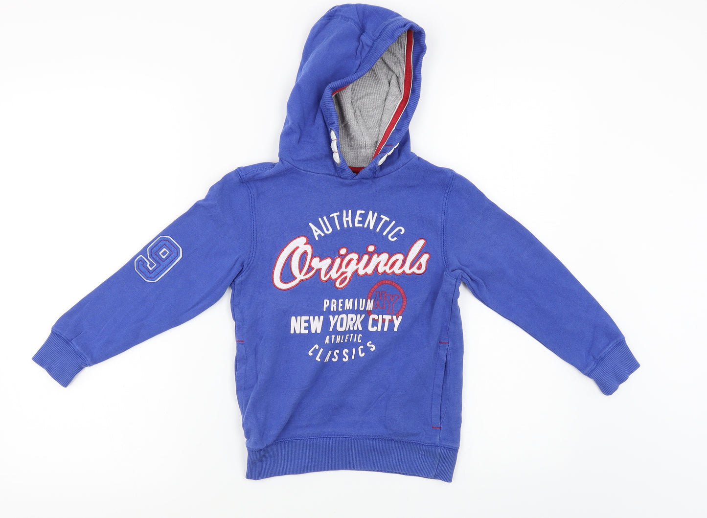 George  Boys Blue   Pullover Hoodie Size 5-6 Years