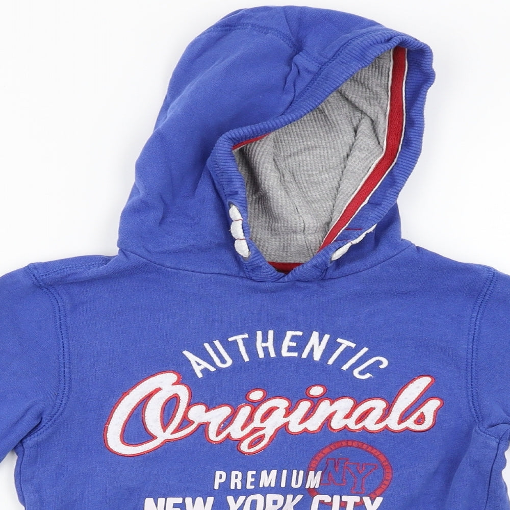 George  Boys Blue   Pullover Hoodie Size 5-6 Years