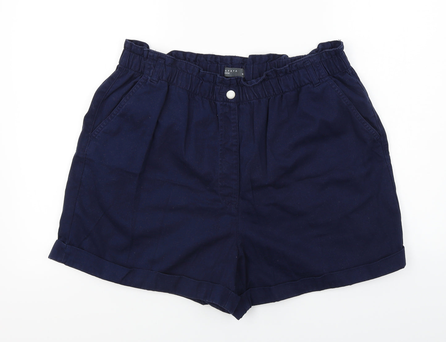 Papaya  Womens Blue   Chino Shorts Size 18