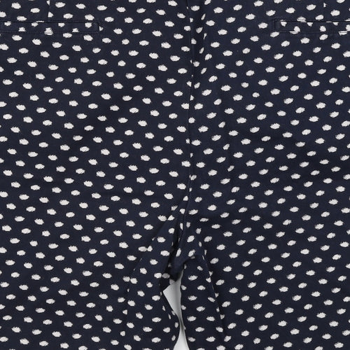 kelidoscope  Womens Blue Polka Dot  Chino Shorts Size 40 in