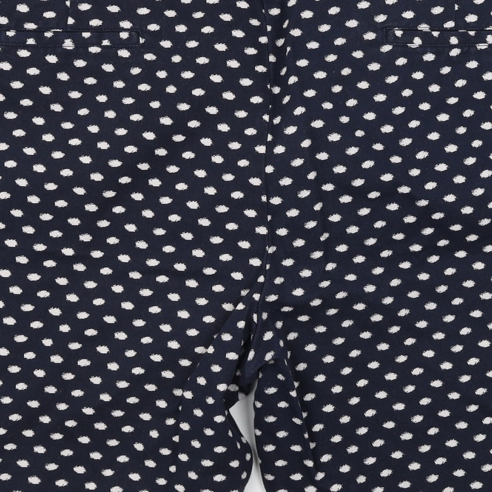 kelidoscope  Womens Blue Polka Dot  Chino Shorts Size 40 in
