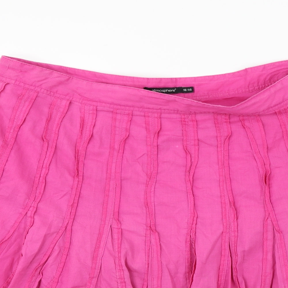 Atmosphere  Womens Pink   A-Line Skirt Size 18