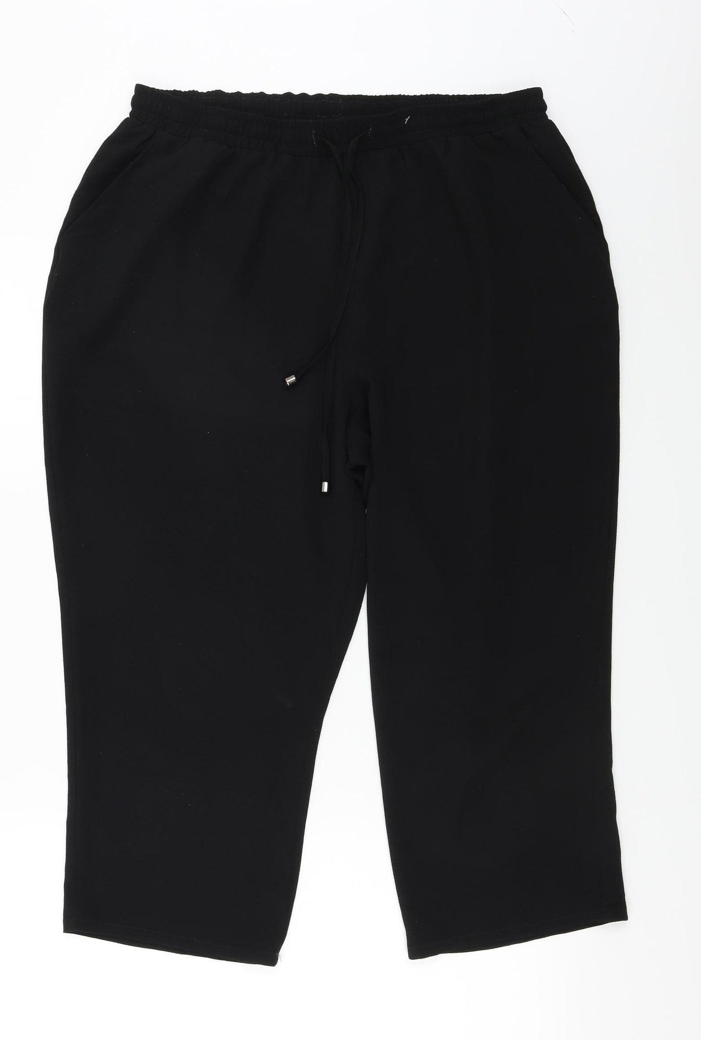Papaya  Womens Black   Trousers  Size 16 L20 in