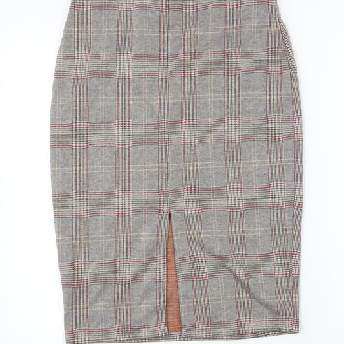 George Womens Grey Check  Bandage Skirt Size 30 in