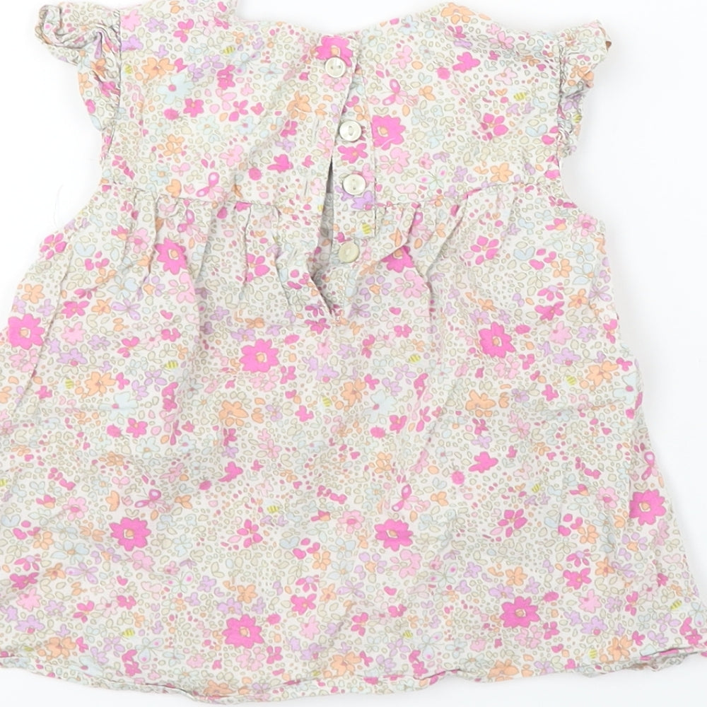 NEXT  Girls Ivory Floral  A-Line  Size 2-3 Years