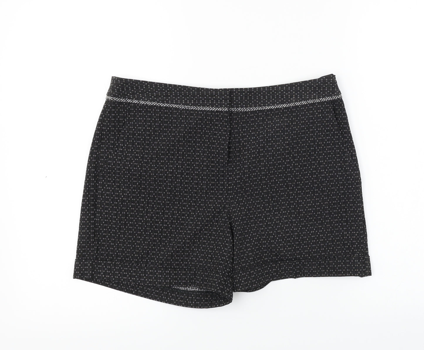 NEXT  Womens Black   Cut-Off Shorts Size 12