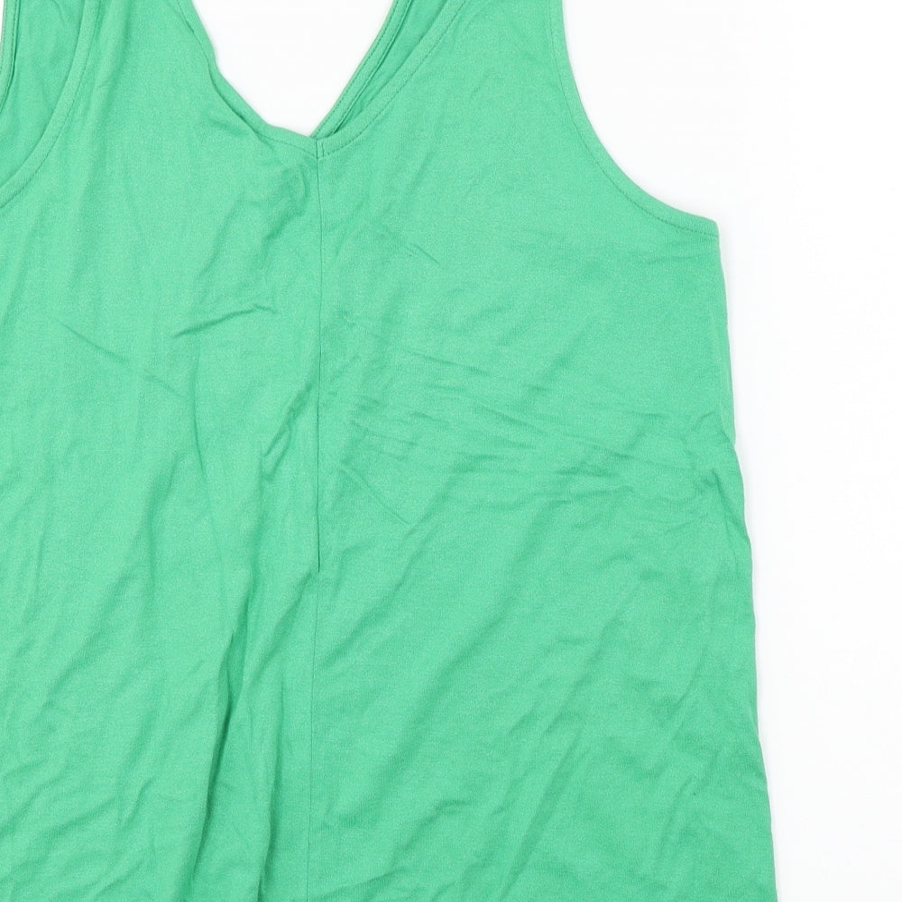 George  Womens Green   Basic T-Shirt Size 14