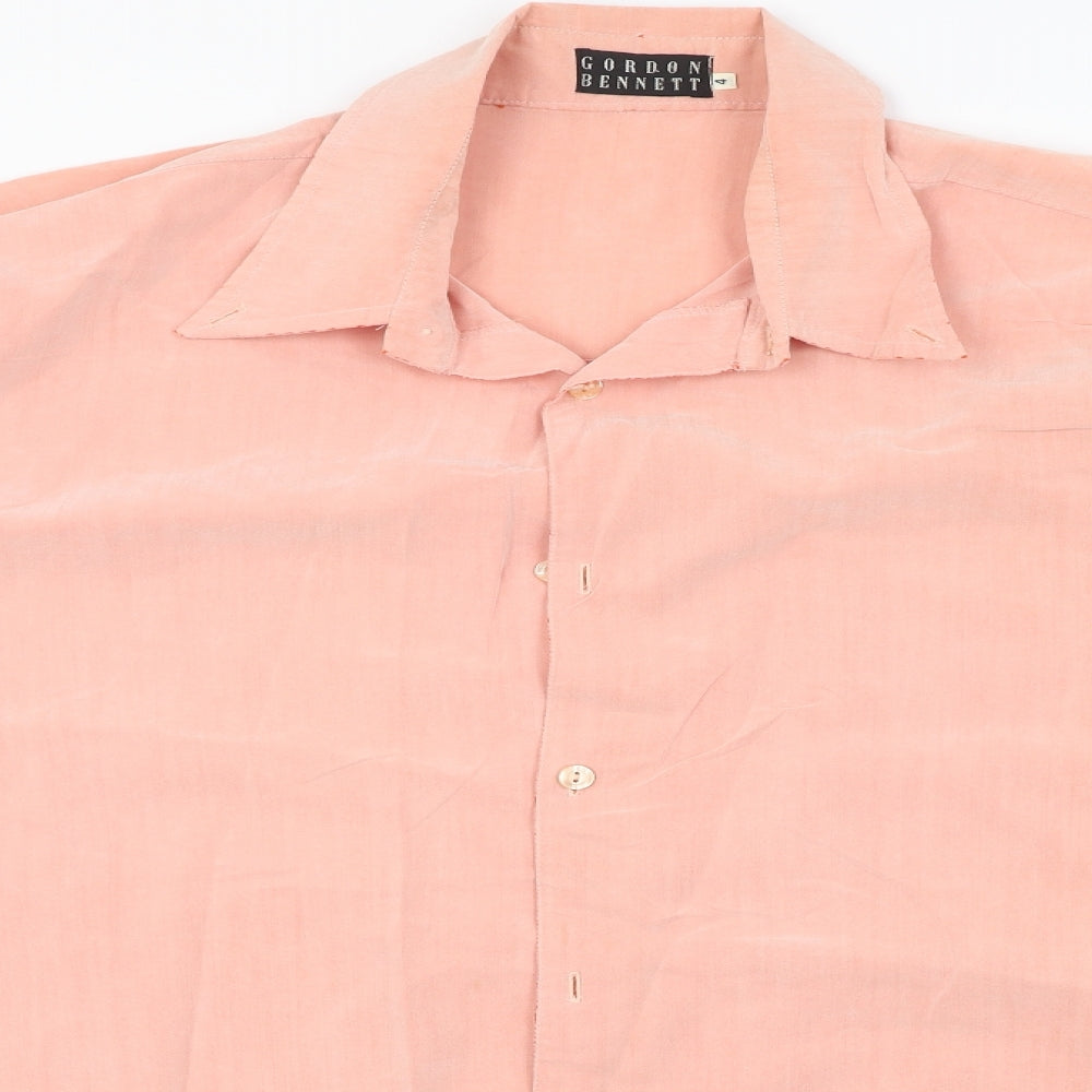 gordon bennett Mens Pink    Button-Up Size L
