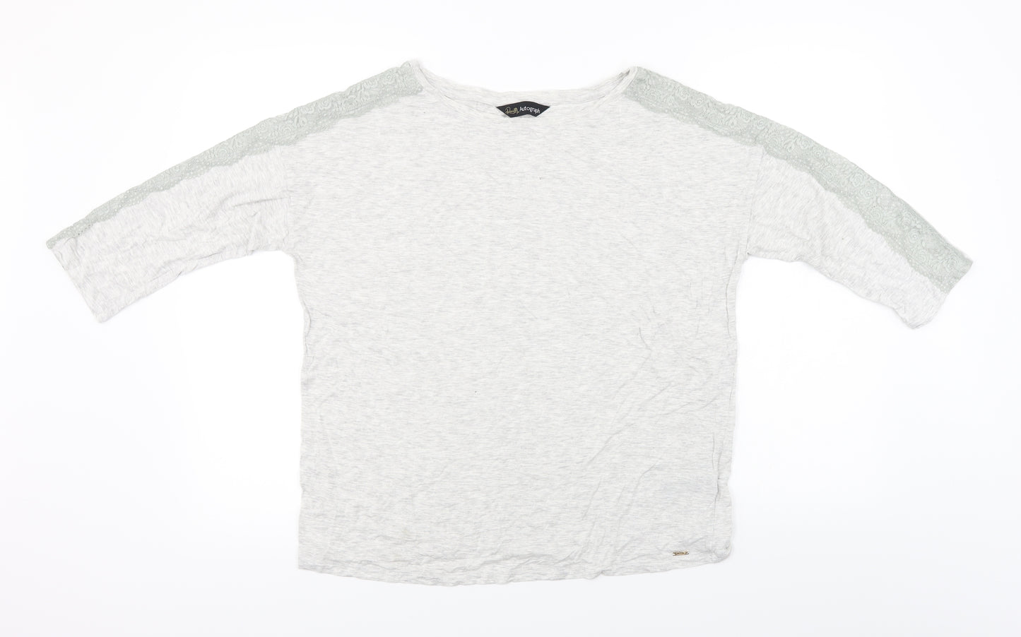 Autograph  Womens Grey   Basic T-Shirt Size 12