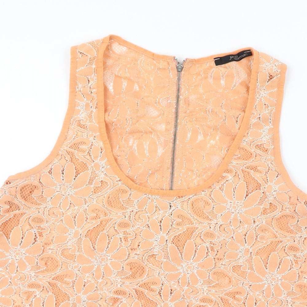 Jane Norman  Womens Pink   Basic T-Shirt Size 14