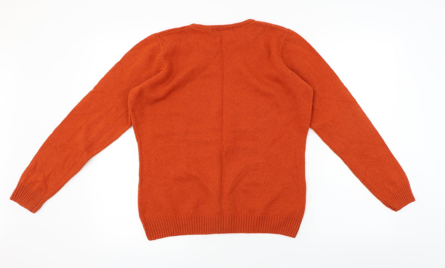 hle Womens Orange   Pullover Jumper Size M