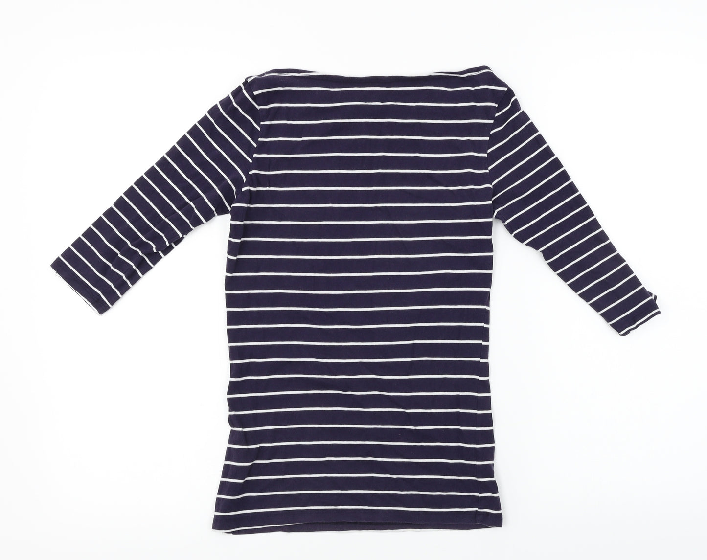 Atmosphere  Womens Blue Striped  Basic T-Shirt Size 6