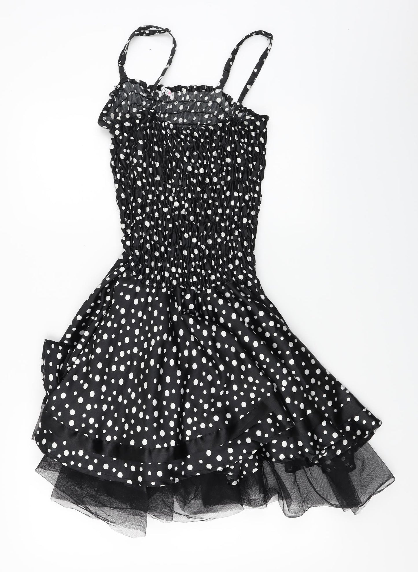 Select  Womens Black Polka Dot  A-Line  Size 12