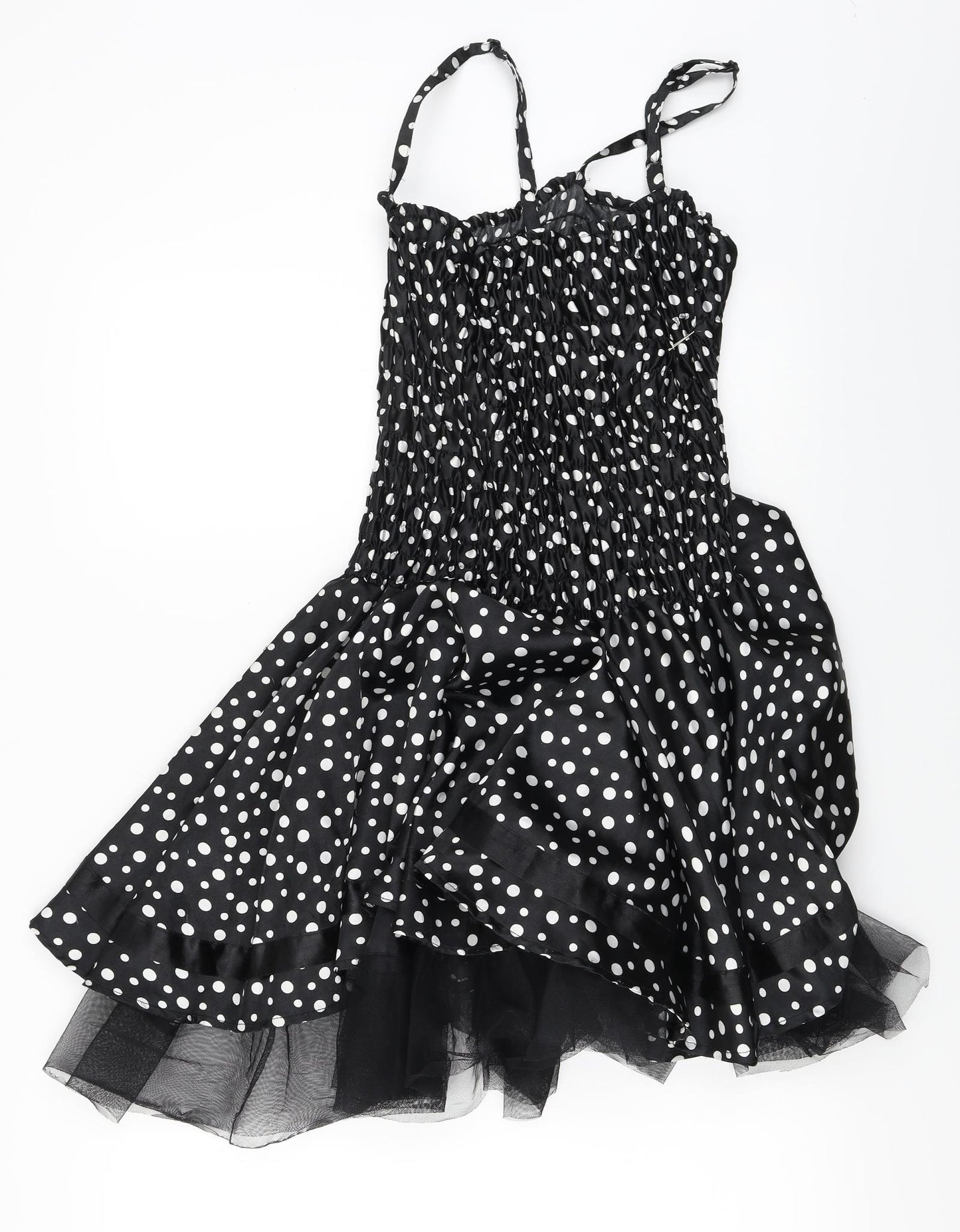 Select  Womens Black Polka Dot  A-Line  Size 12