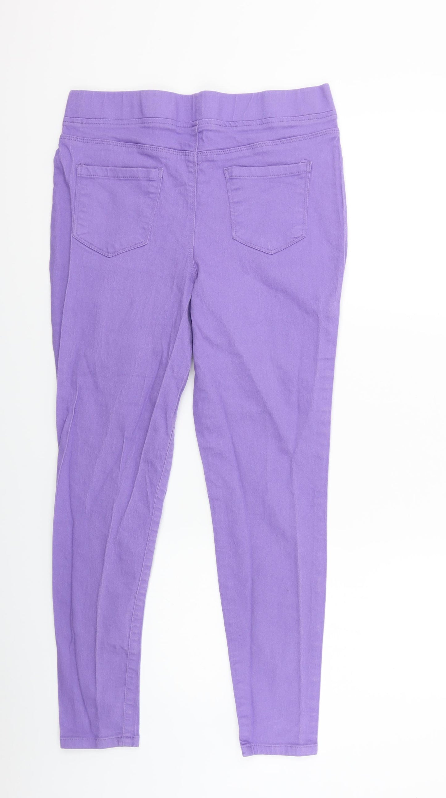 Pep&co   Womens Purple  Denim Jegging Jeans Size 14 L27 in