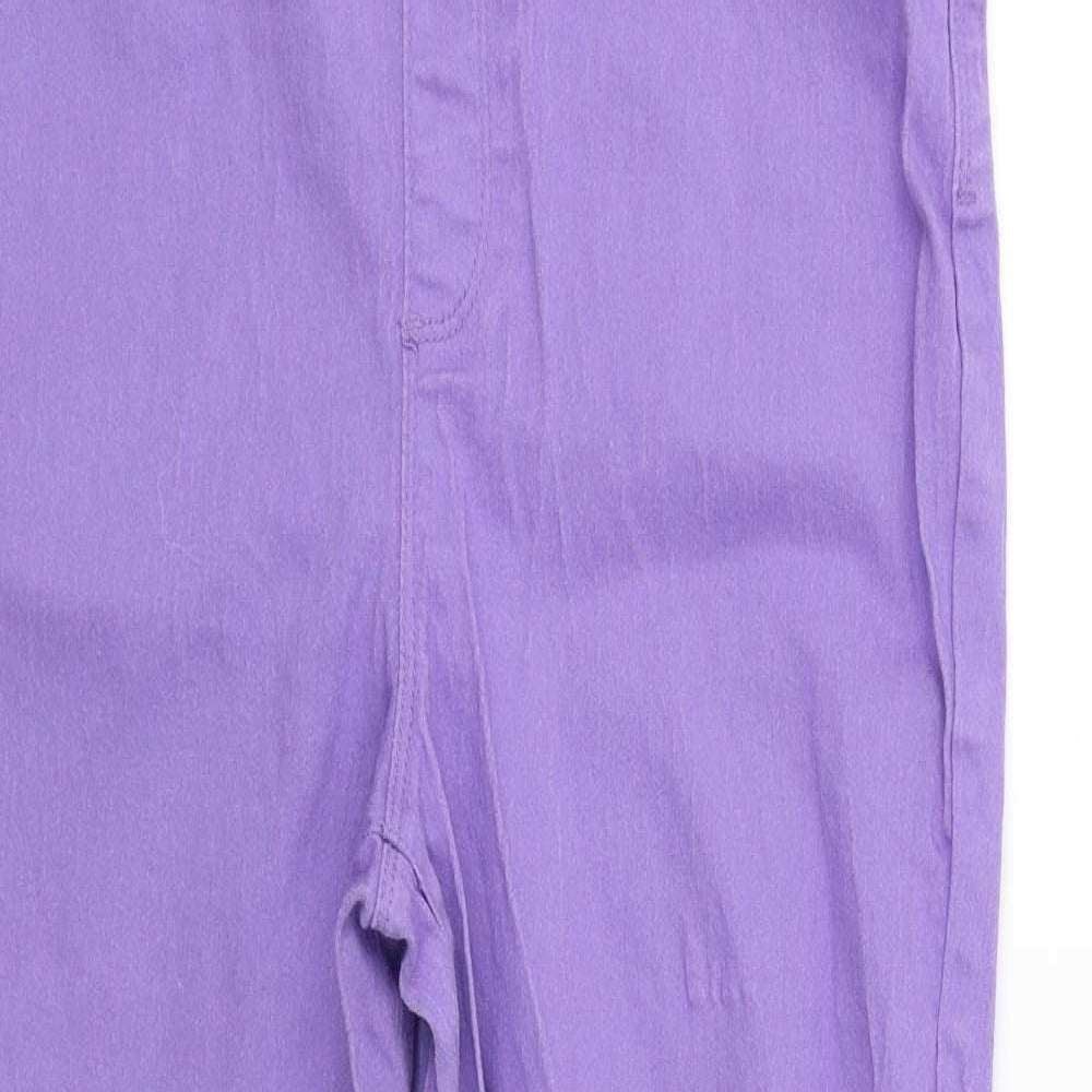 Pep&co   Womens Purple  Denim Jegging Jeans Size 14 L27 in