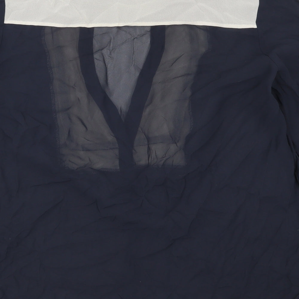 NEXT Womens Blue   Basic Button-Up Size 14