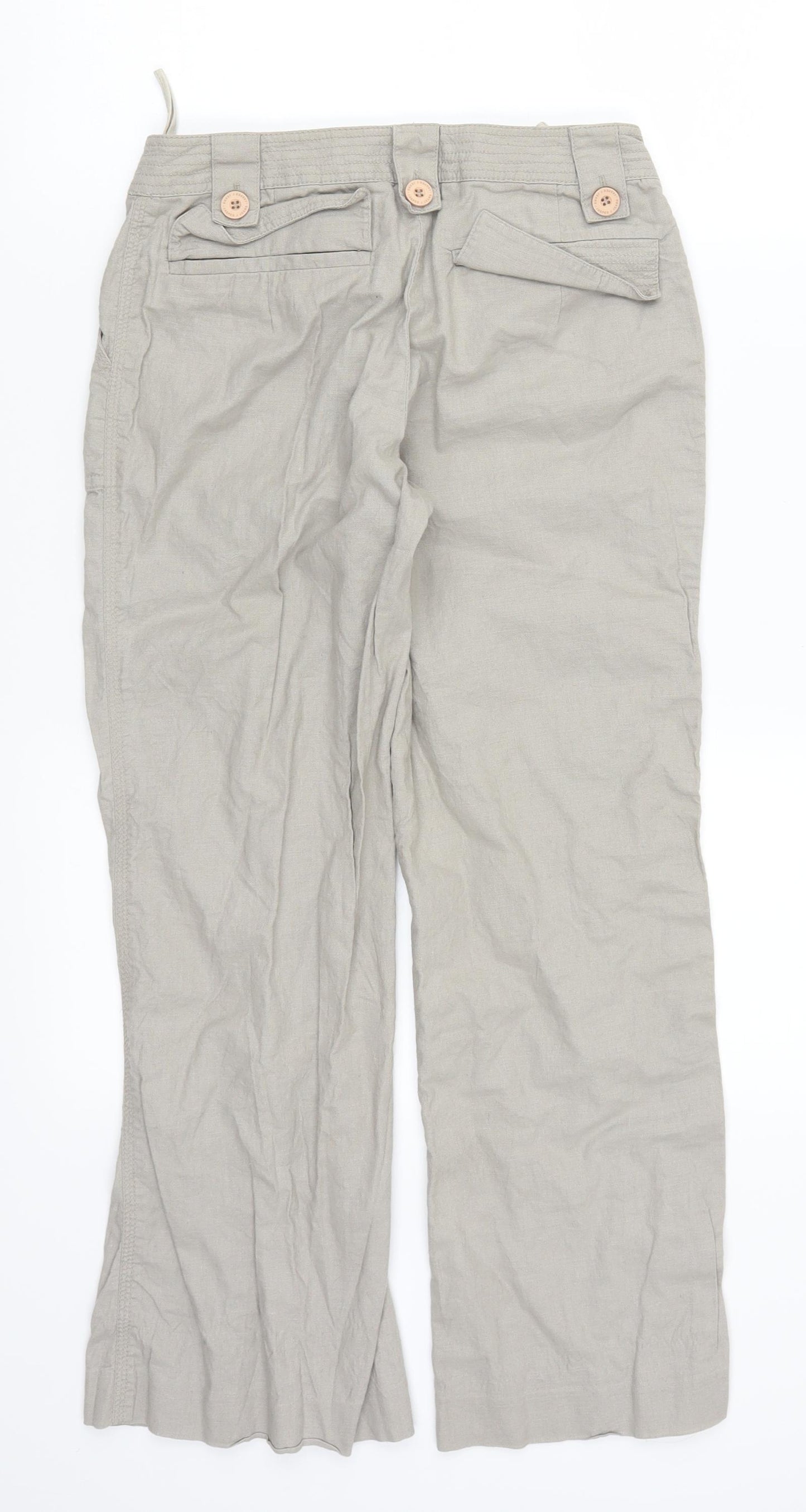 Jasper Conran Womens Grey   Trousers  Size 8 L25 in