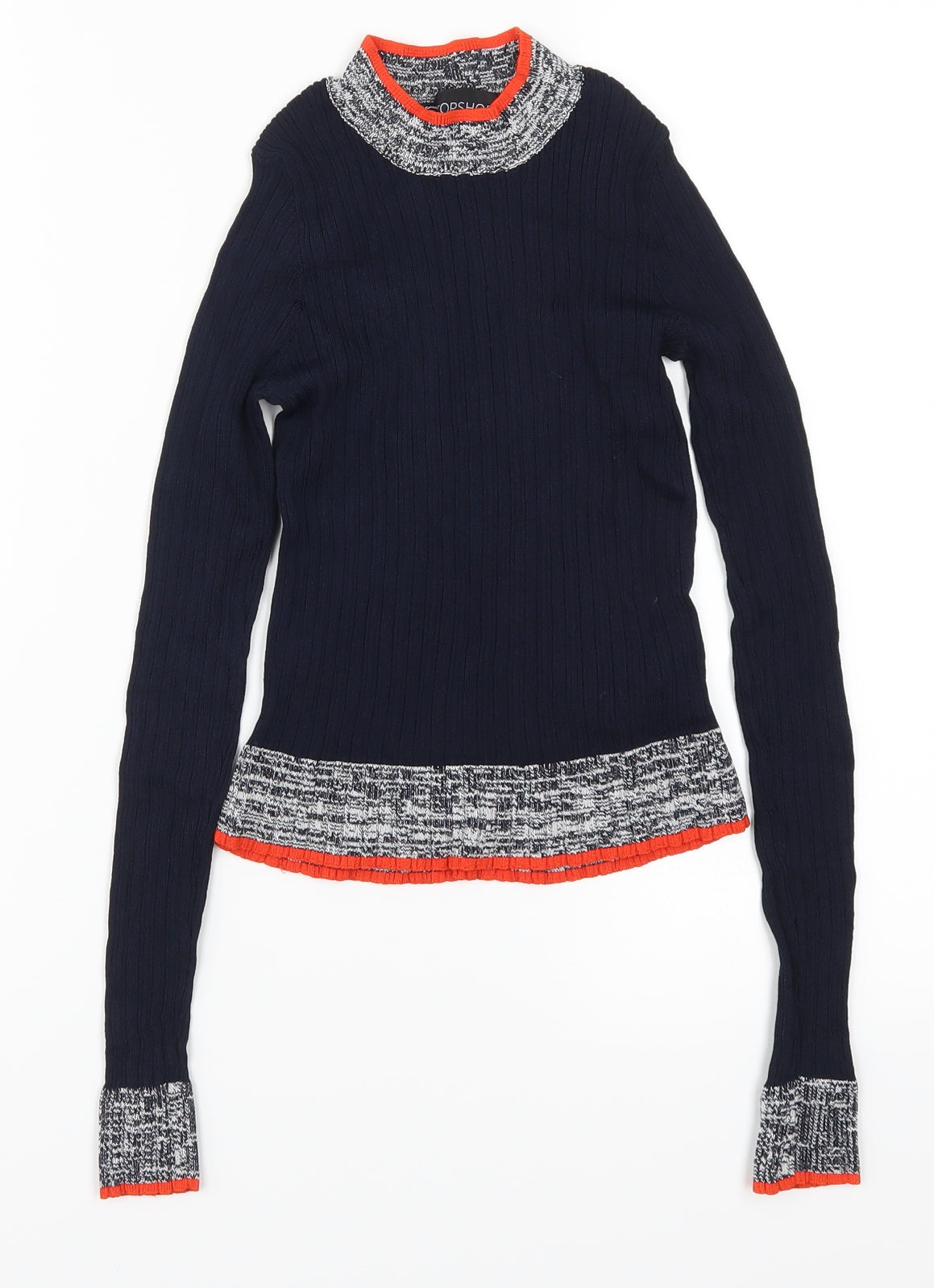 Topshop Womens Blue   Pullover Jumper Size 6
