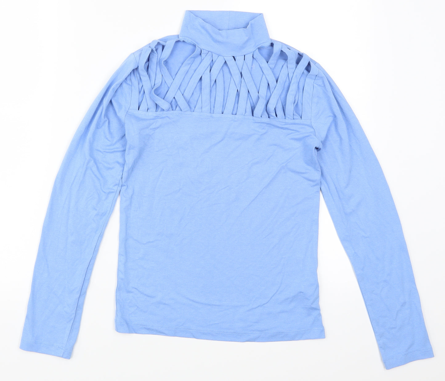 Select Womens Blue   Basic T-Shirt Size S