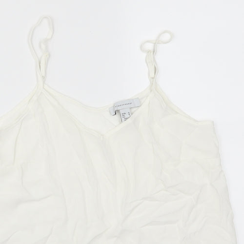 Atmosphere Womens White   Basic Tank Size 10